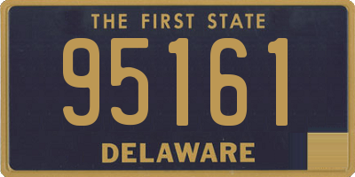 DE license plate 95161