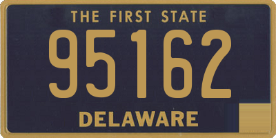 DE license plate 95162