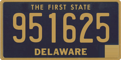 DE license plate 951625