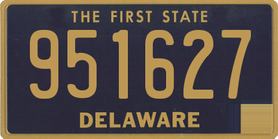 DE license plate 951627