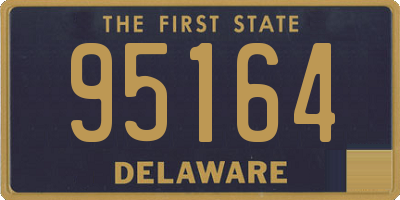 DE license plate 95164