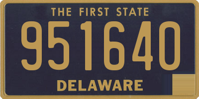 DE license plate 951640