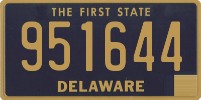 DE license plate 951644