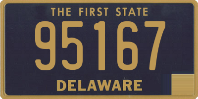 DE license plate 95167