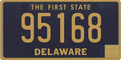 DE license plate 95168