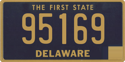 DE license plate 95169