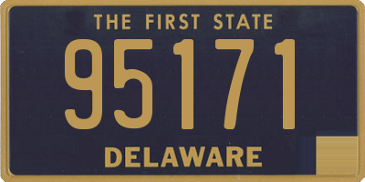 DE license plate 95171