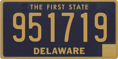 DE license plate 951719