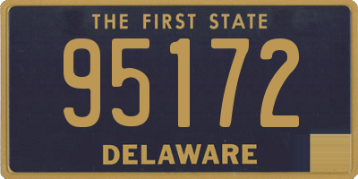 DE license plate 95172