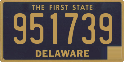 DE license plate 951739