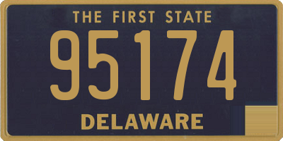DE license plate 95174
