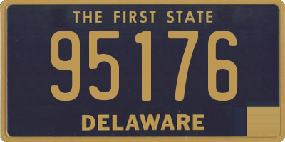 DE license plate 95176