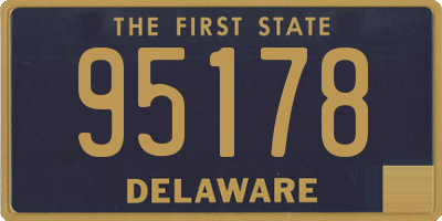 DE license plate 95178