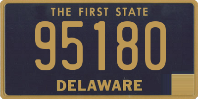 DE license plate 95180
