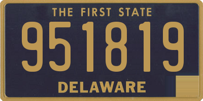 DE license plate 951819