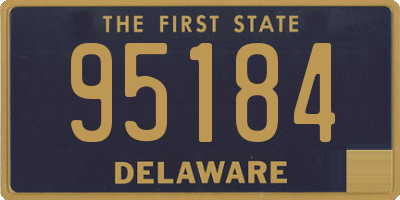 DE license plate 95184