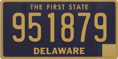 DE license plate 951879