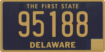 DE license plate 95188