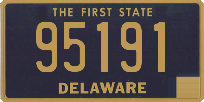 DE license plate 95191