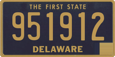 DE license plate 951912