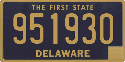 DE license plate 951930