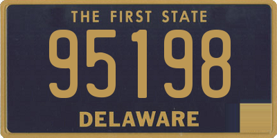 DE license plate 95198