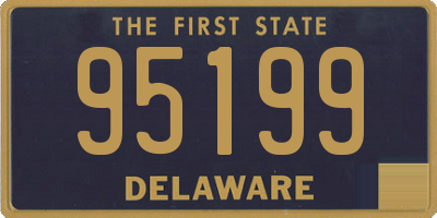 DE license plate 95199