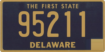 DE license plate 95211
