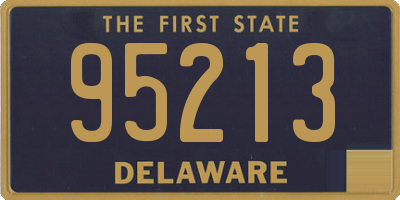 DE license plate 95213