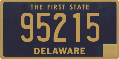 DE license plate 95215