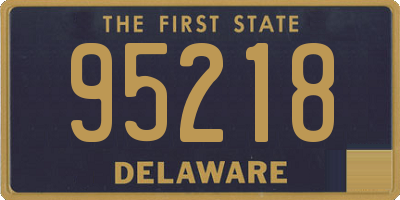 DE license plate 95218