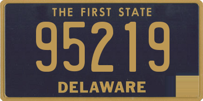 DE license plate 95219