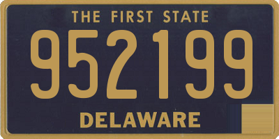 DE license plate 952199