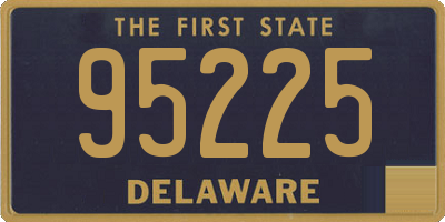 DE license plate 95225