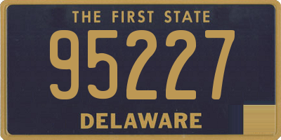 DE license plate 95227