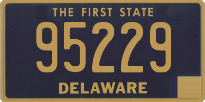 DE license plate 95229
