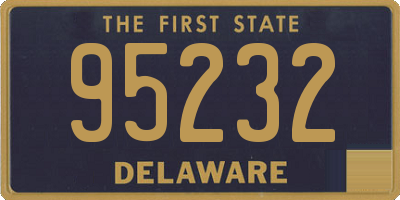 DE license plate 95232