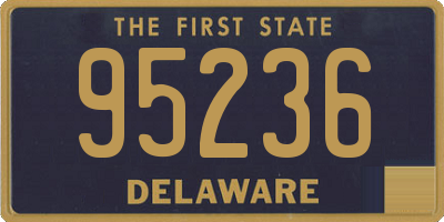 DE license plate 95236
