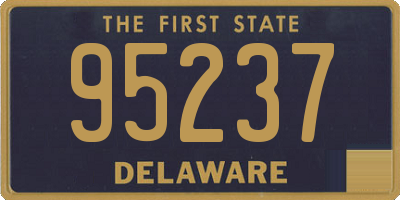DE license plate 95237
