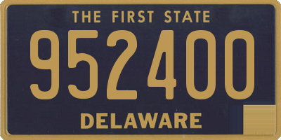 DE license plate 952400
