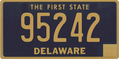 DE license plate 95242