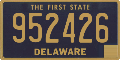 DE license plate 952426