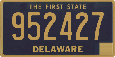 DE license plate 952427
