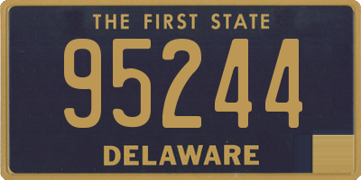 DE license plate 95244