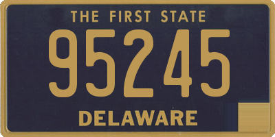 DE license plate 95245