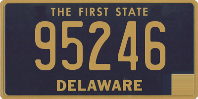 DE license plate 95246