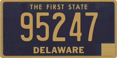 DE license plate 95247