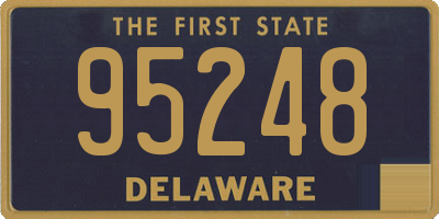 DE license plate 95248