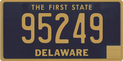DE license plate 95249