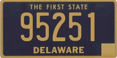 DE license plate 95251